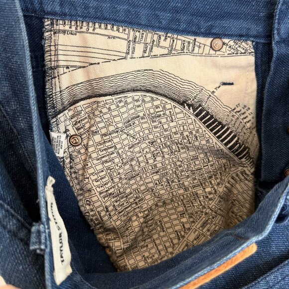 Taylor Stitch Slim Fit Blue Denim Jeans, 29 - Picture 7 of 12